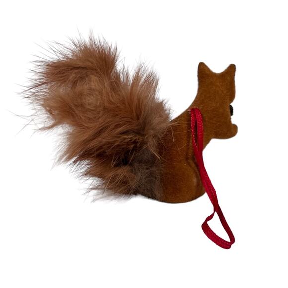 Wagner Kunstlerschutz Handwork West Germany Flocked Fox Beaver Squirrel Ornament - Picture 10 of 11